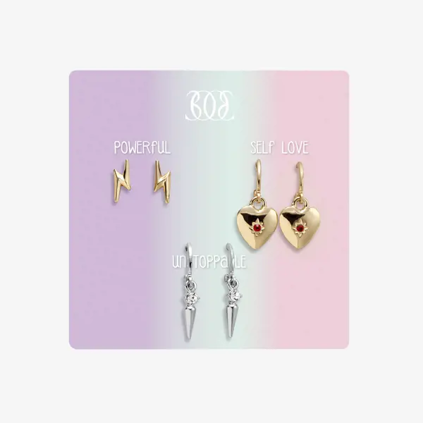 Набор серёг в романтическом стиле