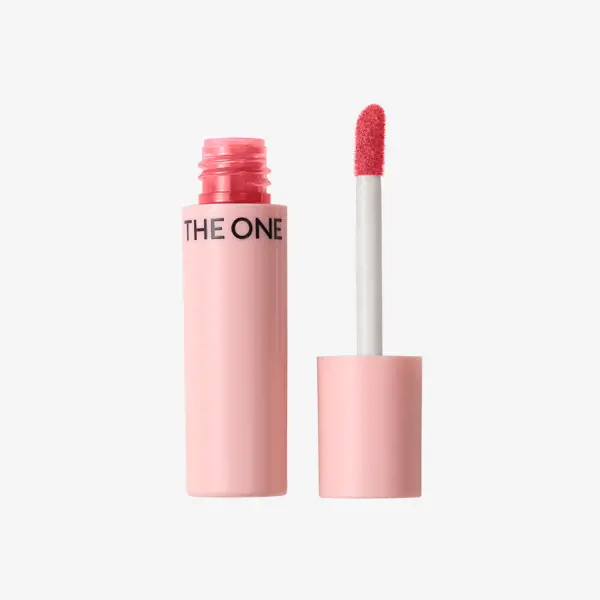 ein rosa Lipgloss mit Pinsel