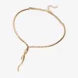 eine Goldkette mit einem Knoten