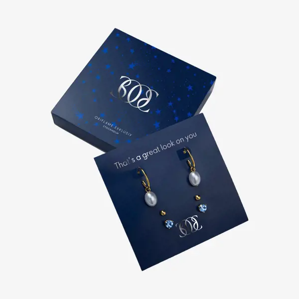 Boucles d’oreilles Winter’s Embrace – lot de 3 paires