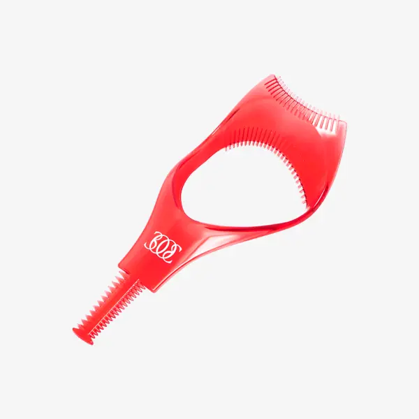 un obiect din plastic roșu pe fond alb