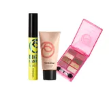 bir grup makyaj ürünü