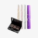 un primer plano de un maquillaje