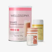 un grupo de envases de distintos sabores