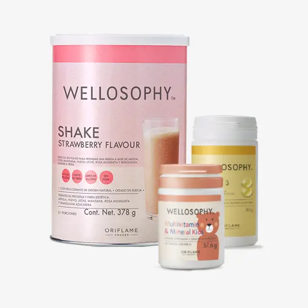 Set Refuerzo Batido Fresa