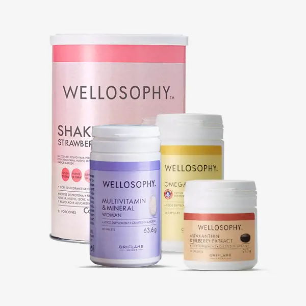 Set Desayuno Batido Fresa Mujer