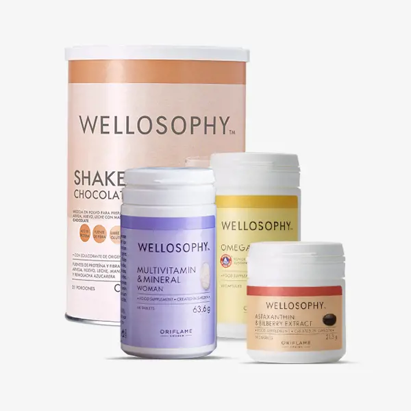 Set Desayuno Batido Chocolate Mujer