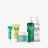 un grupo de frascos de cosméticos