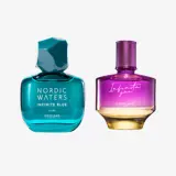 un par de frascos de perfume