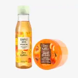 un bote de gel de ducha y un tarro de crema