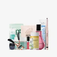 un conjunto de productos de belleza