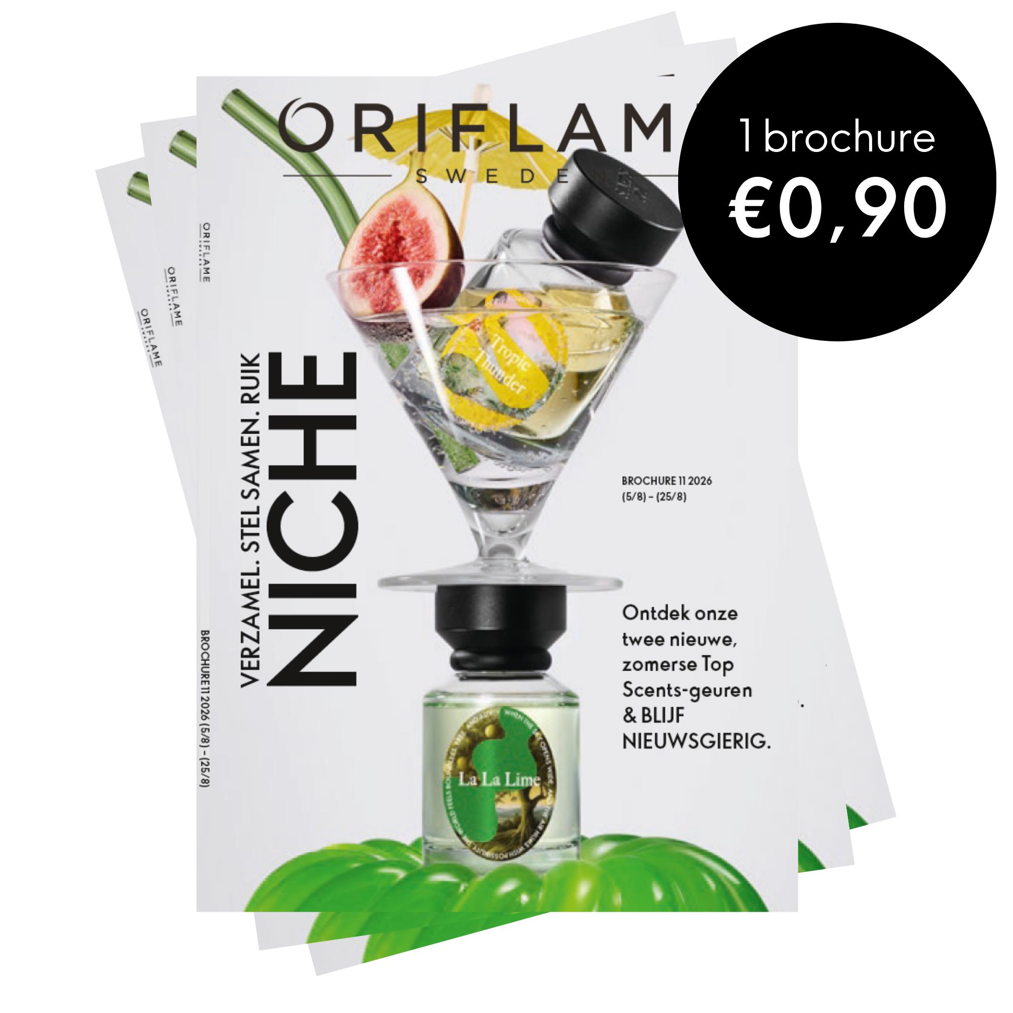 een stapel tijdschriften met een glas vloeistof en een fles vloeistof