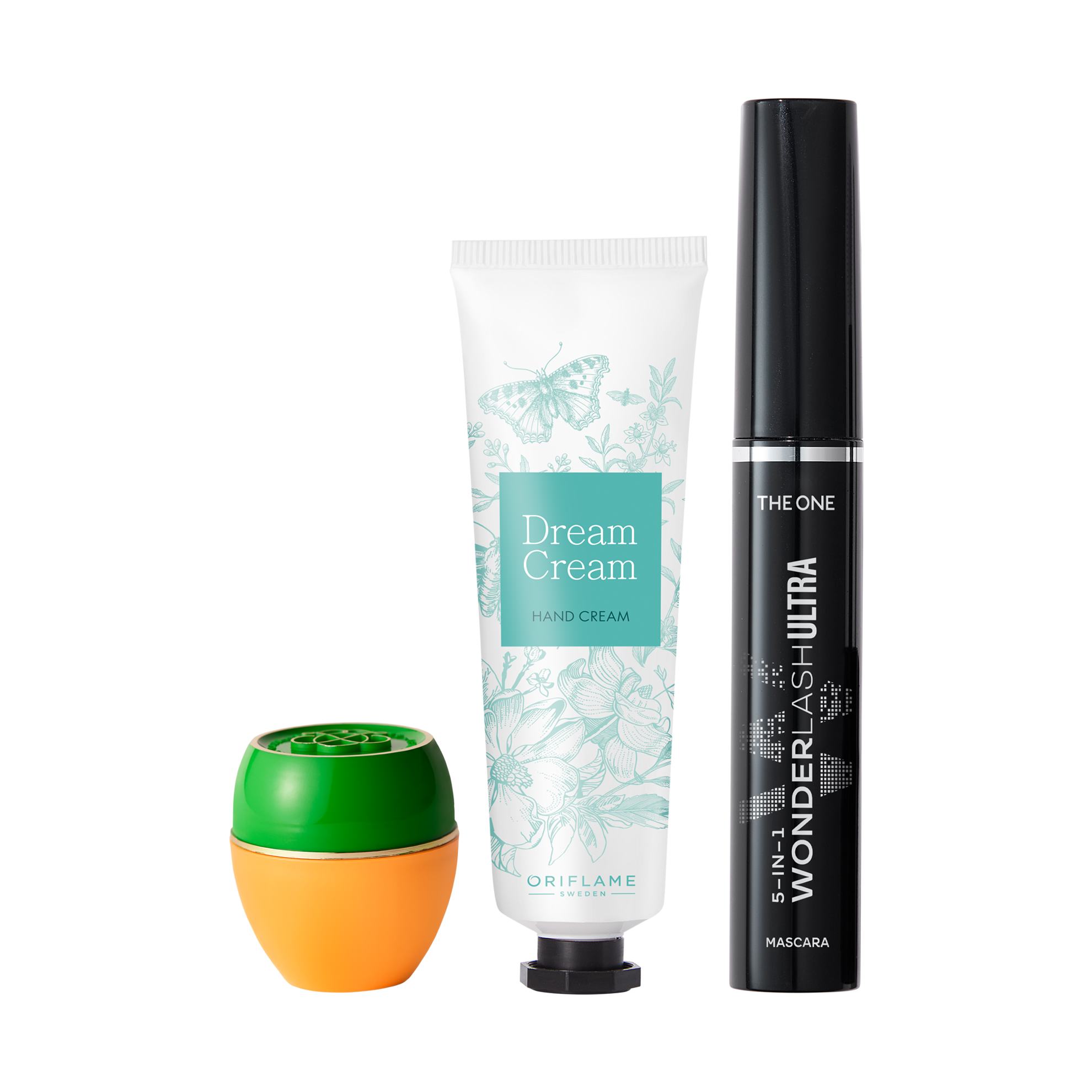 eine Gruppe von Make-up-Produkten