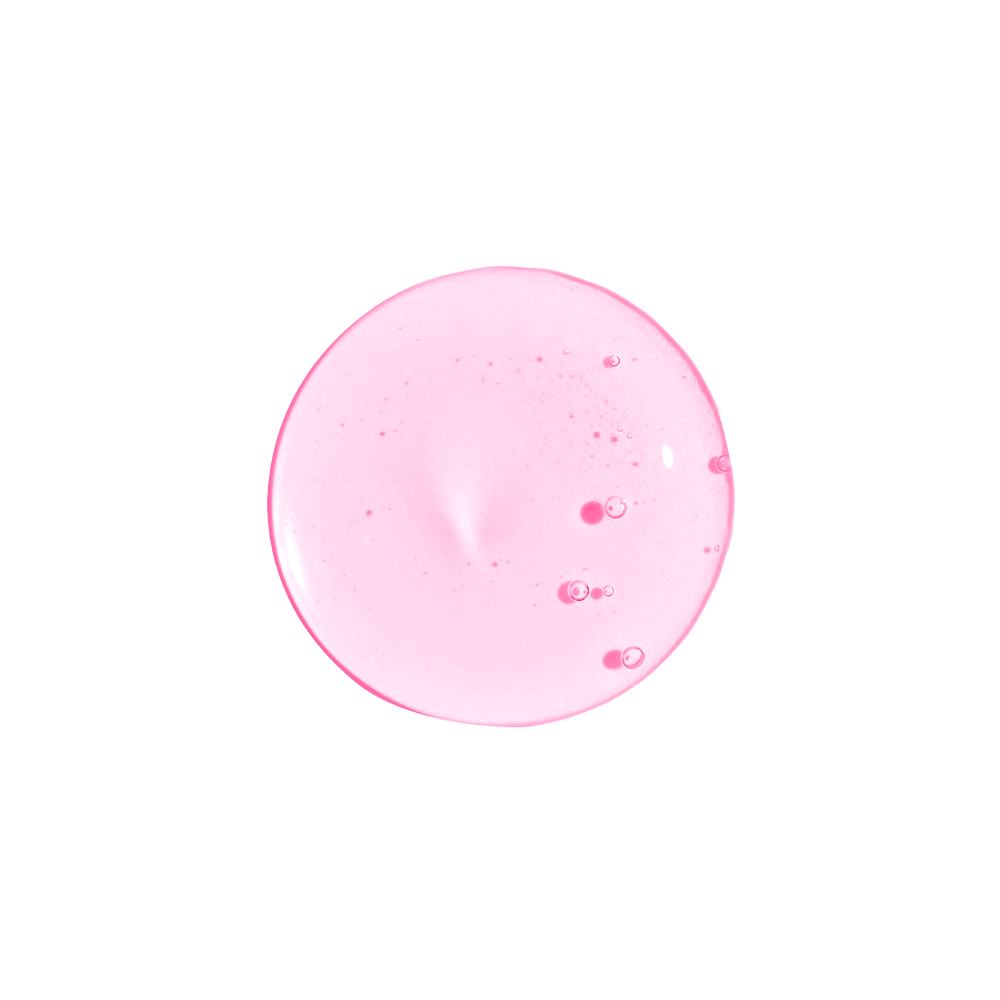 różowe kółko z bąbelkami