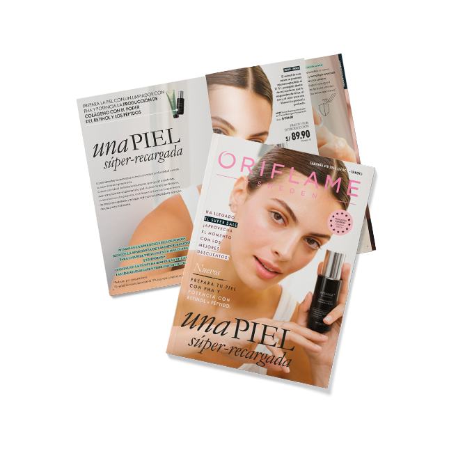 una revista con el rostro de una mujer