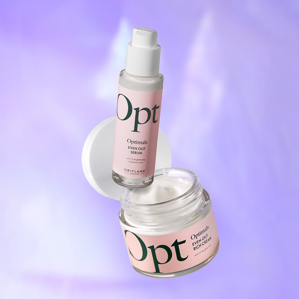 a bottle of cream on a wall