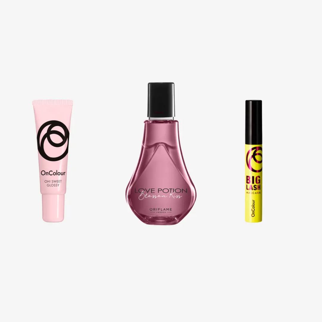 un ensemble de différents produits de maquillage
