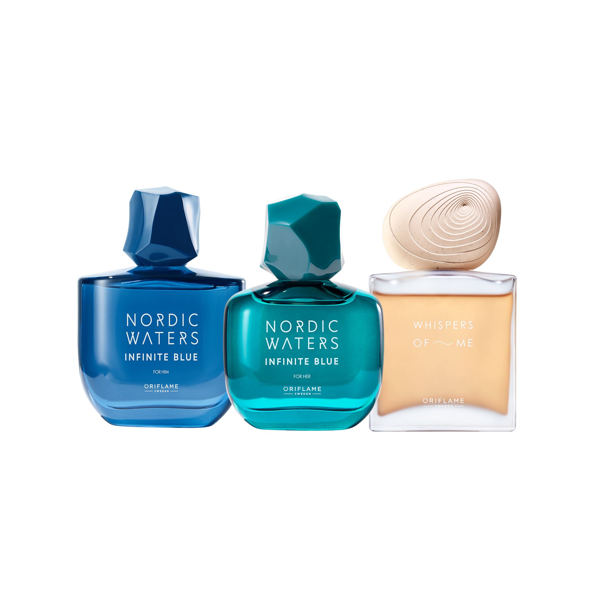 sekelompok botol parfum