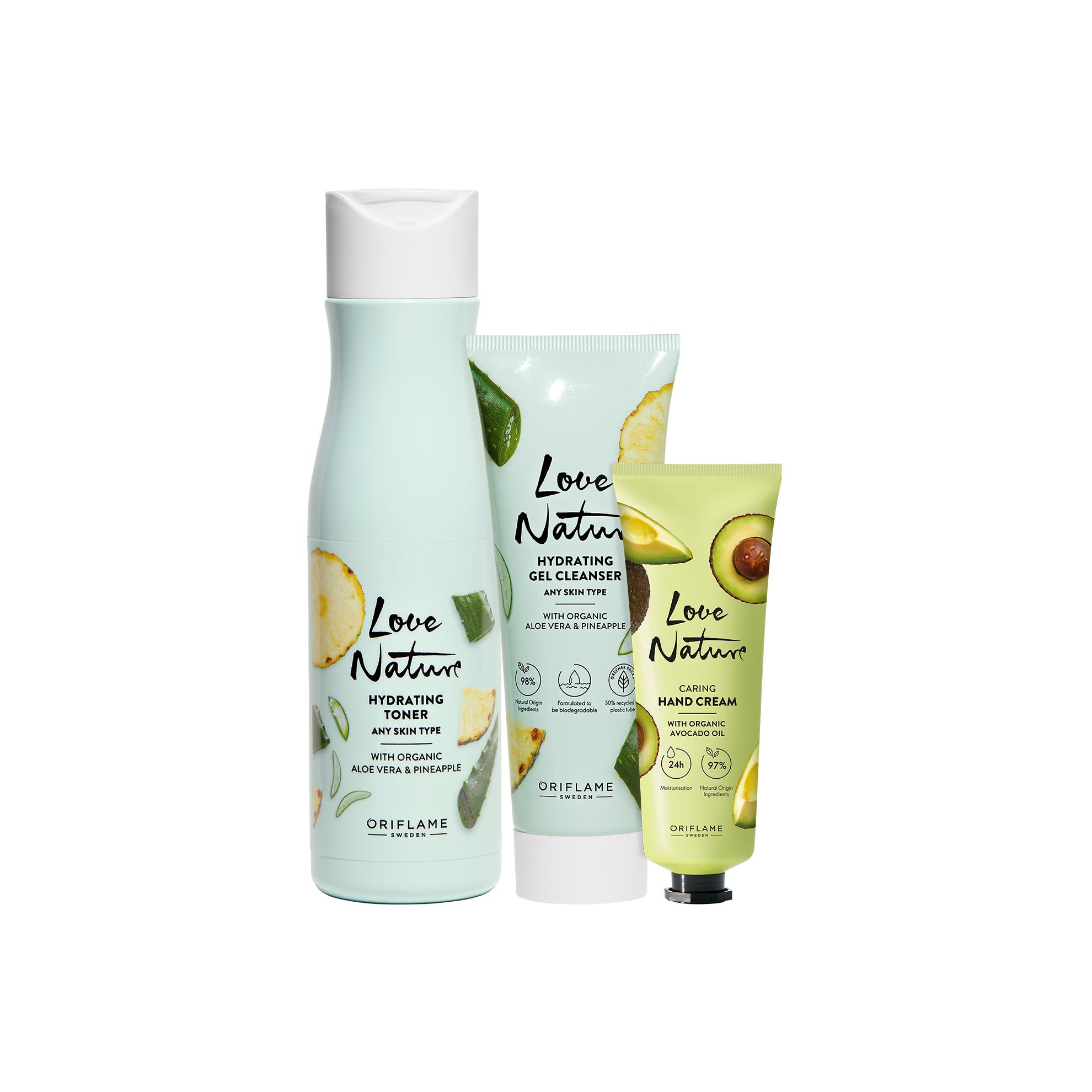 a group of bottles of shampoo and cream