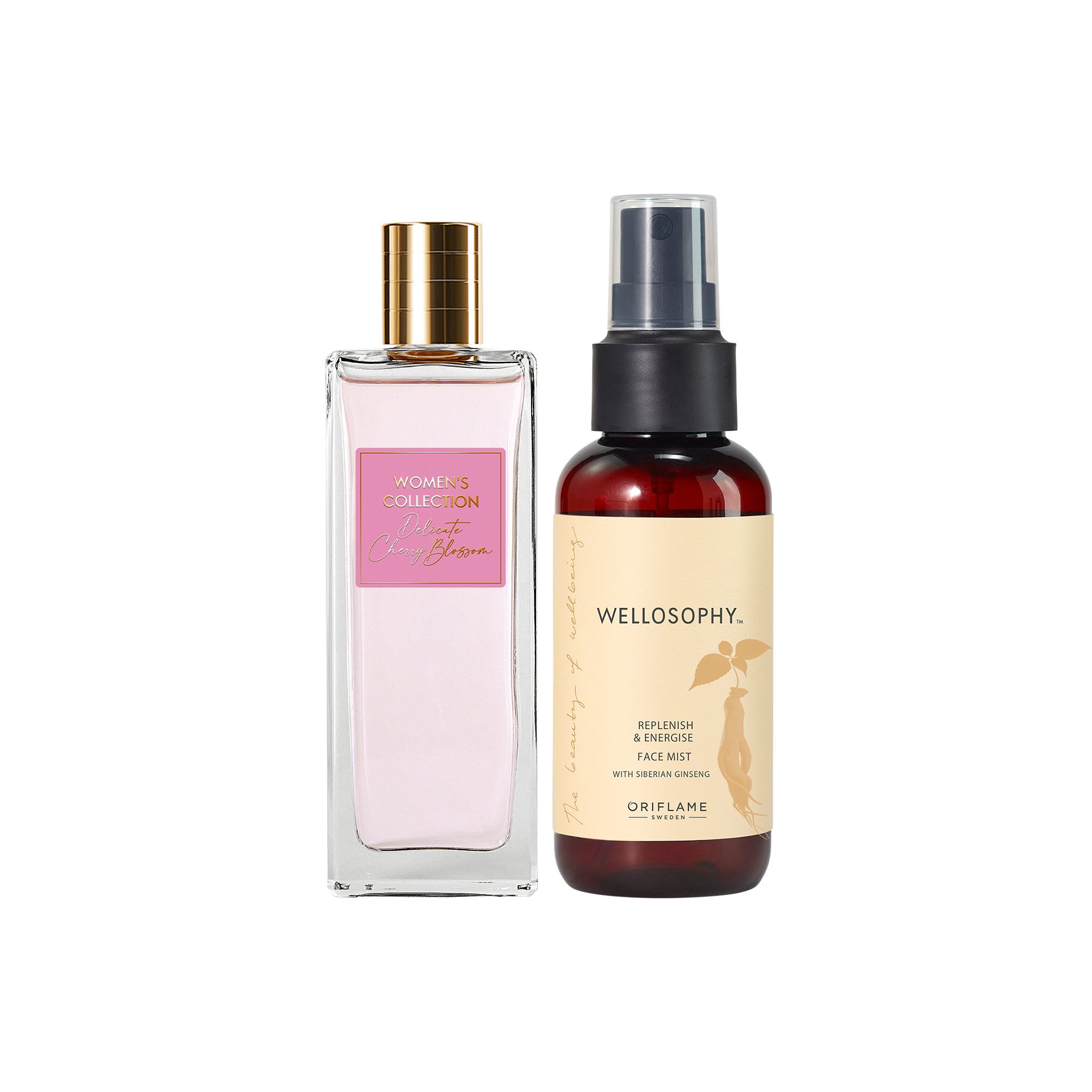 sebotol parfum dan sebotol parfum