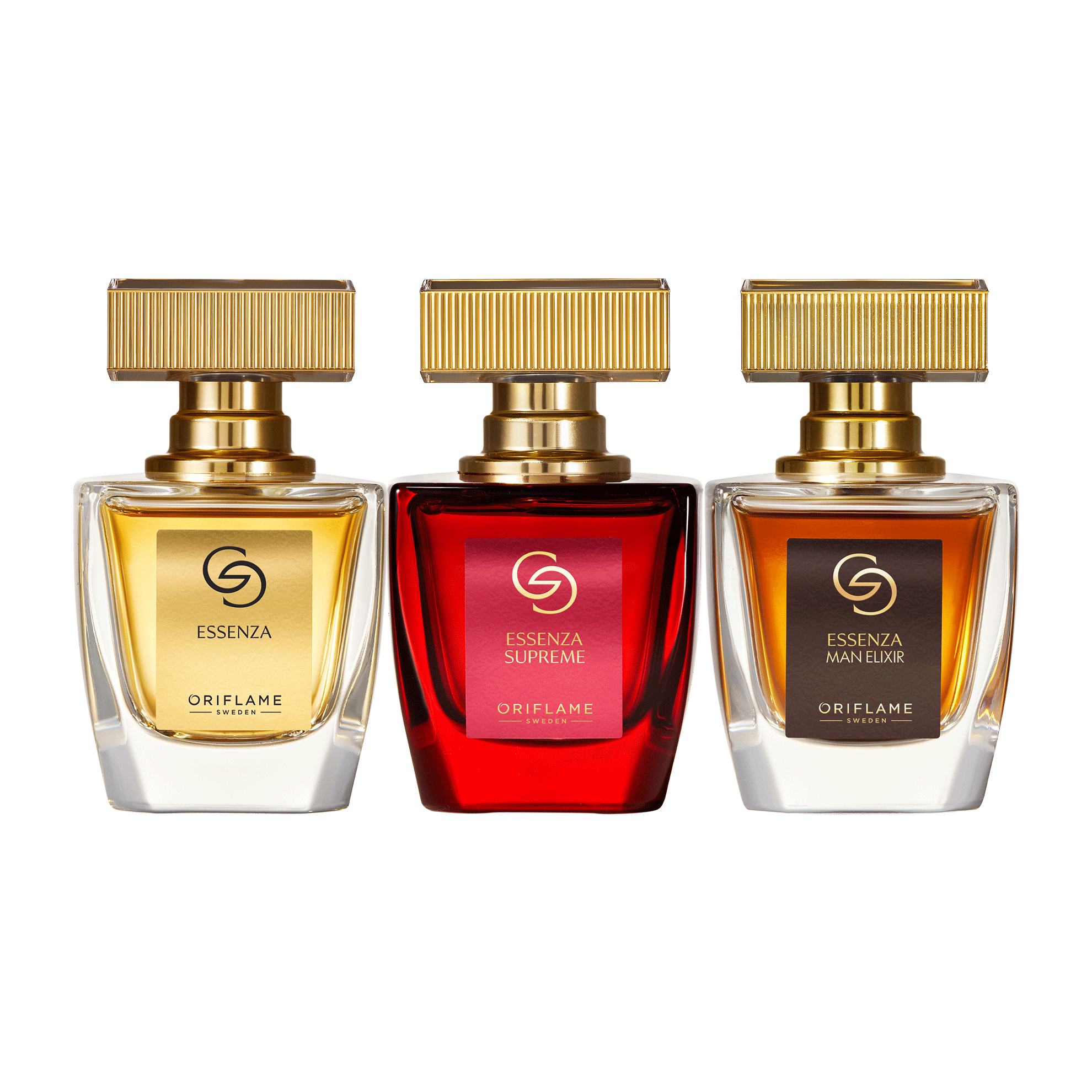 sekelompok botol parfum