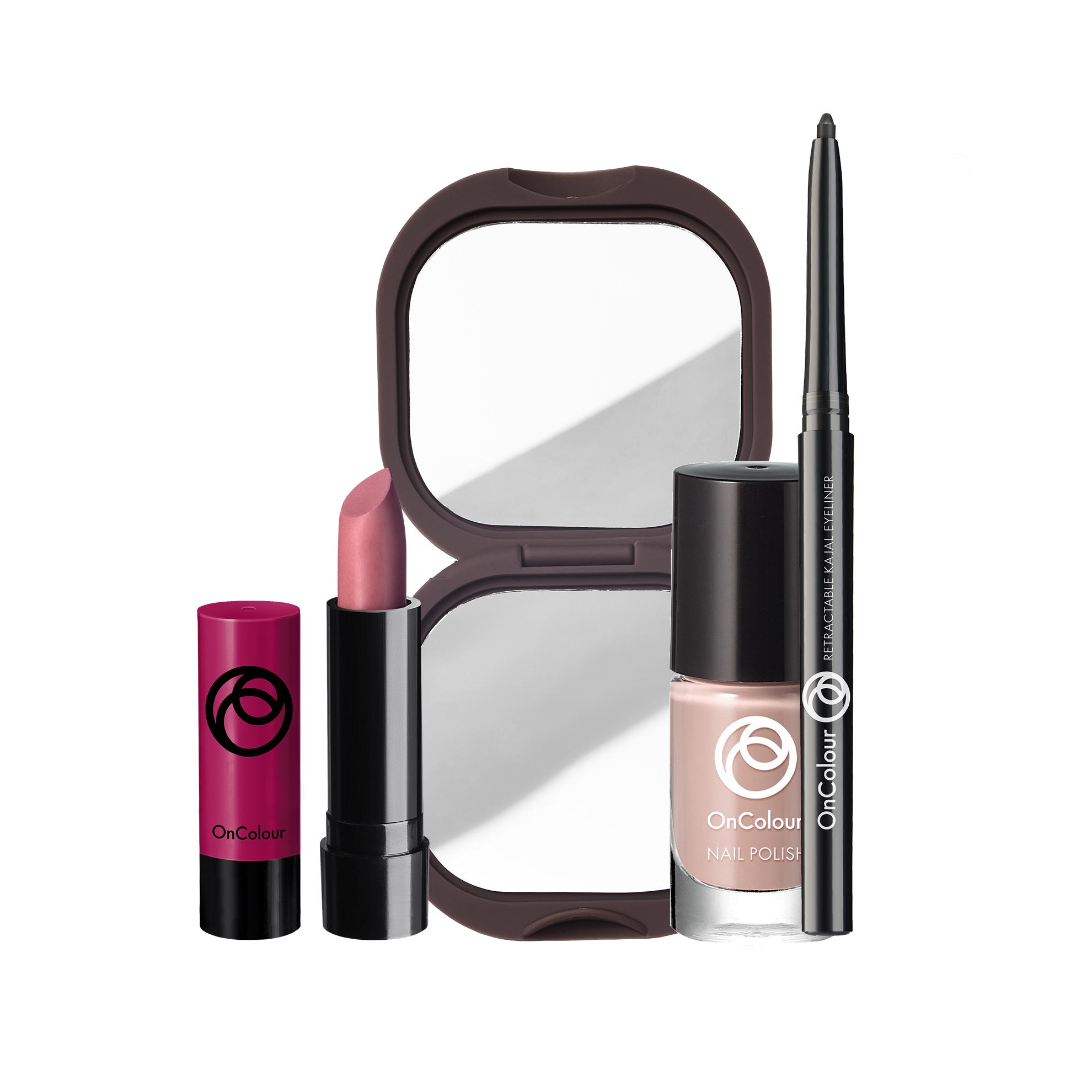 a close up of a makeup set