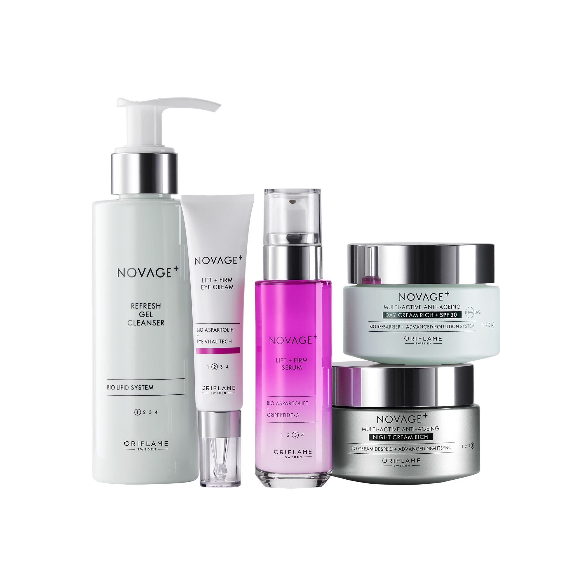 Novage+ Lift + Firm — jędrność i wyrazistość konturów (Oriflame)