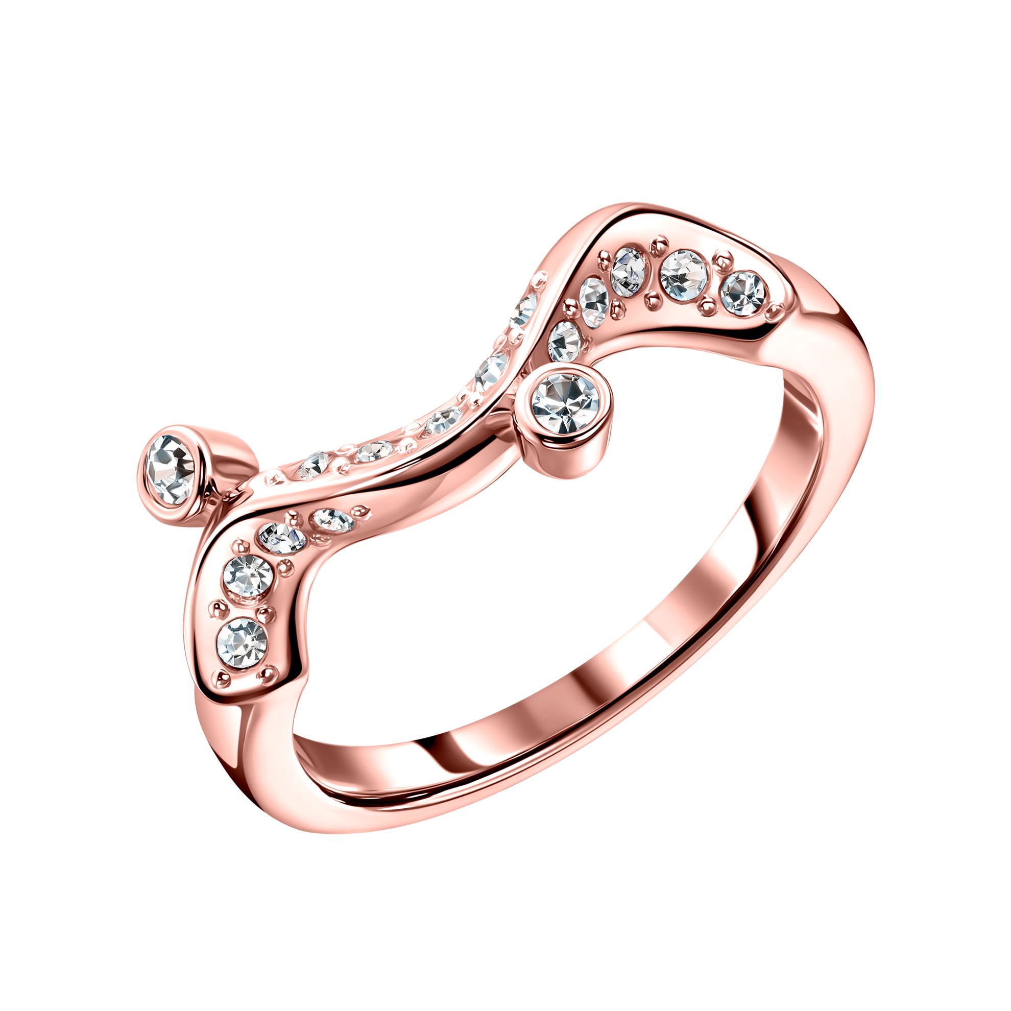 un anillo de oro con diamantes