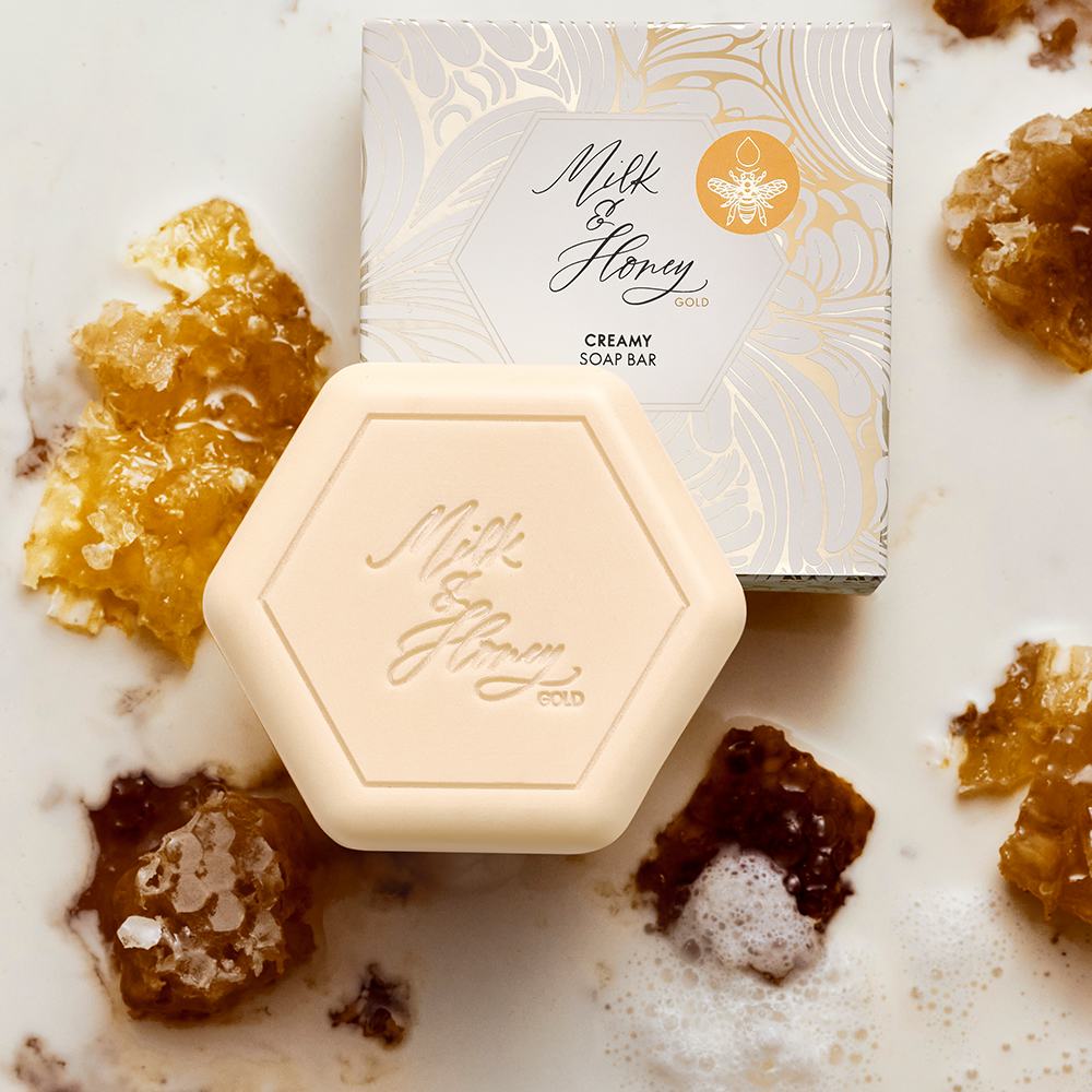 milni kocki in škatli mila