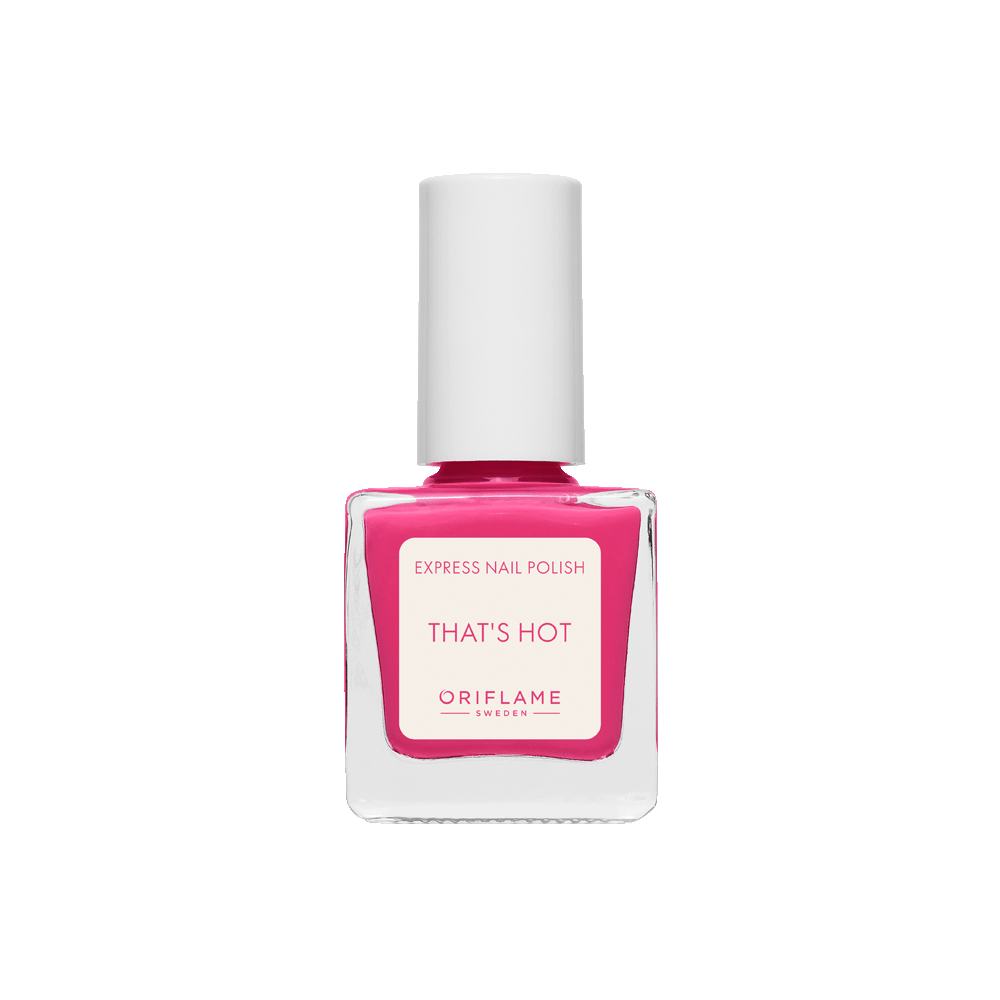 ένα ροζ μπουκαλάκι βερνικιού νυχιών