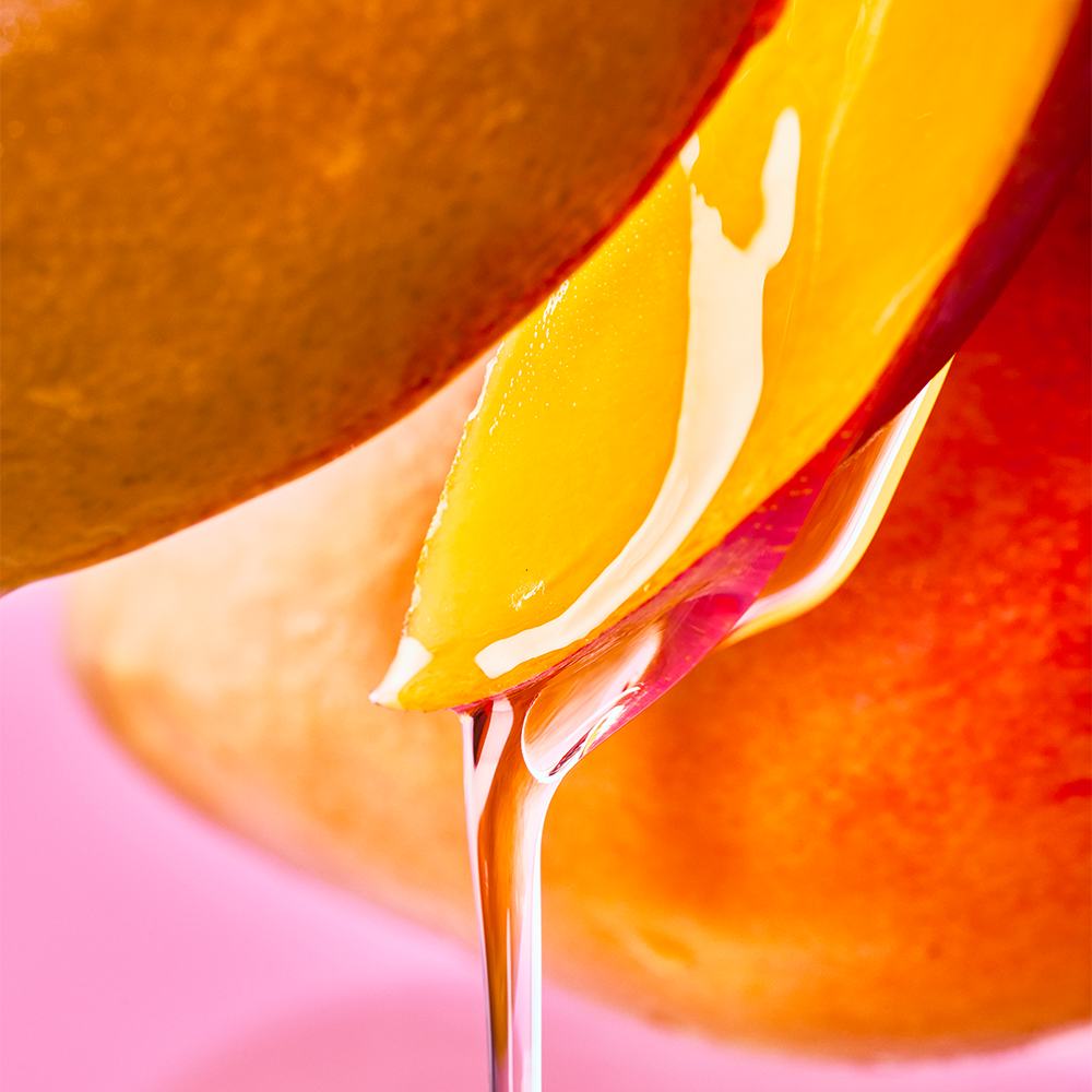 a close up of a fruit