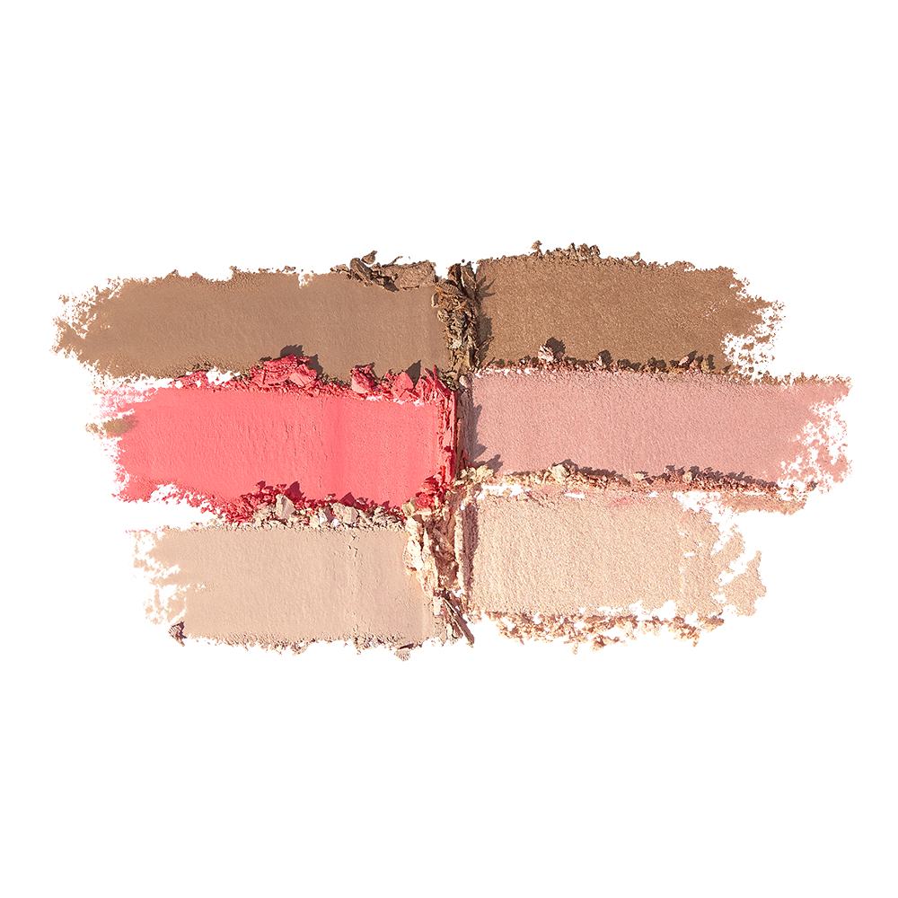 Un primer plano de diferentes colores de maquillaje