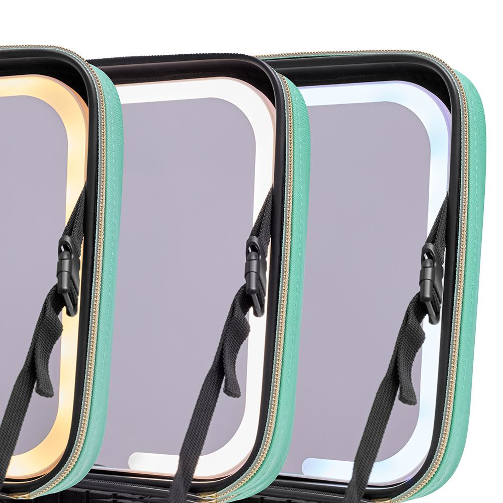 μια ομάδα ορθογώνιων αντικειμένων με λουράκια