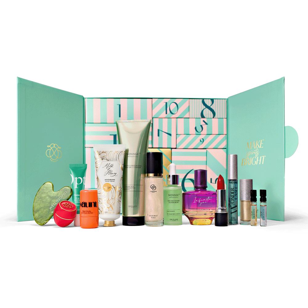 eine Auswahl an Beauty-Produkten in einer Box