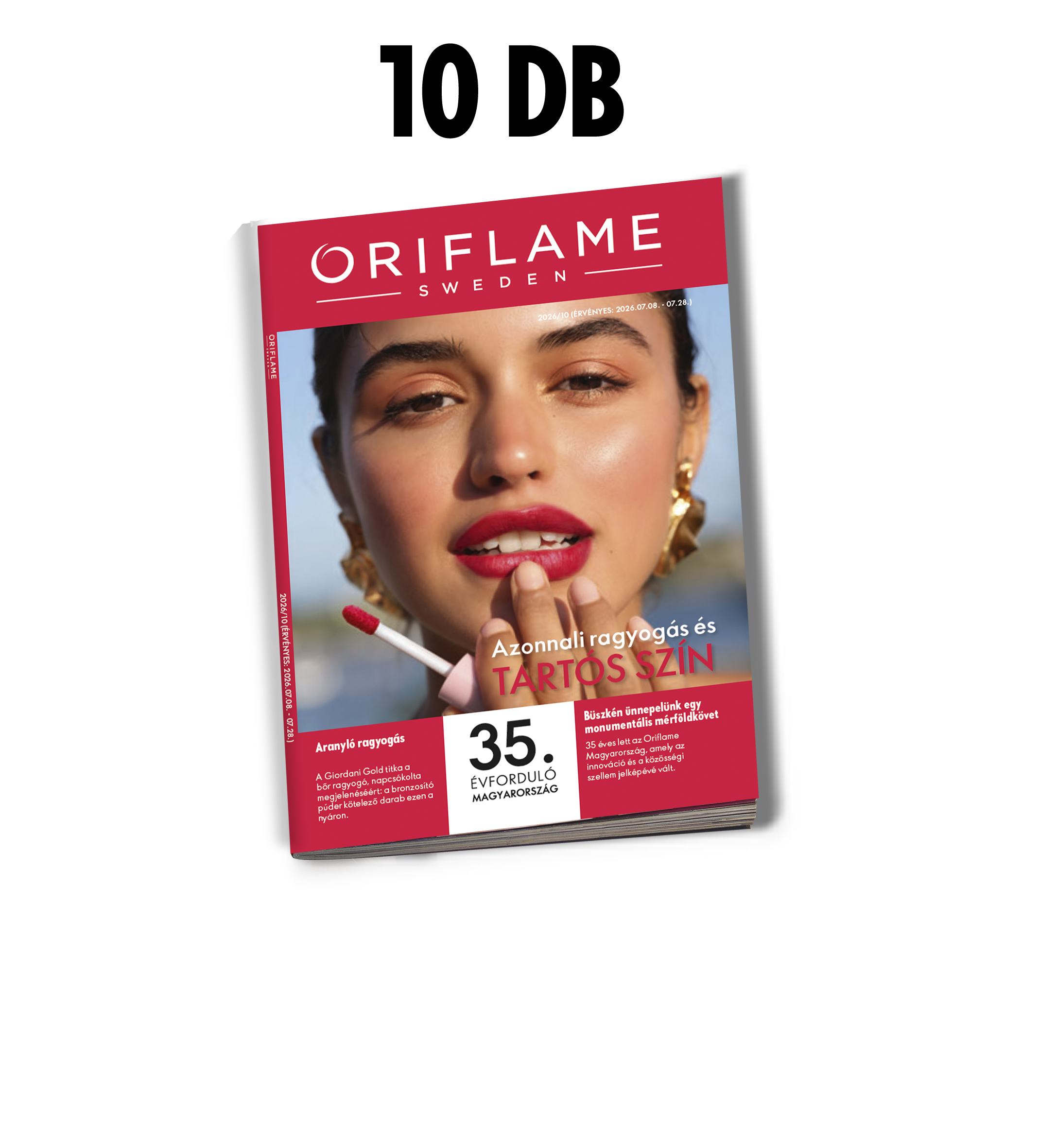 egy magazin, amelyen egy cigarettát tartó nő látható