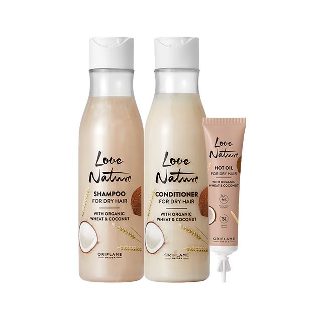 un grupo de botellas de champú y acondicionador