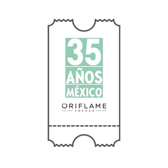 una etiqueta blanca y azul