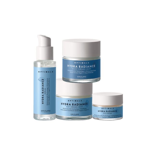 un grupo de frascos de crema